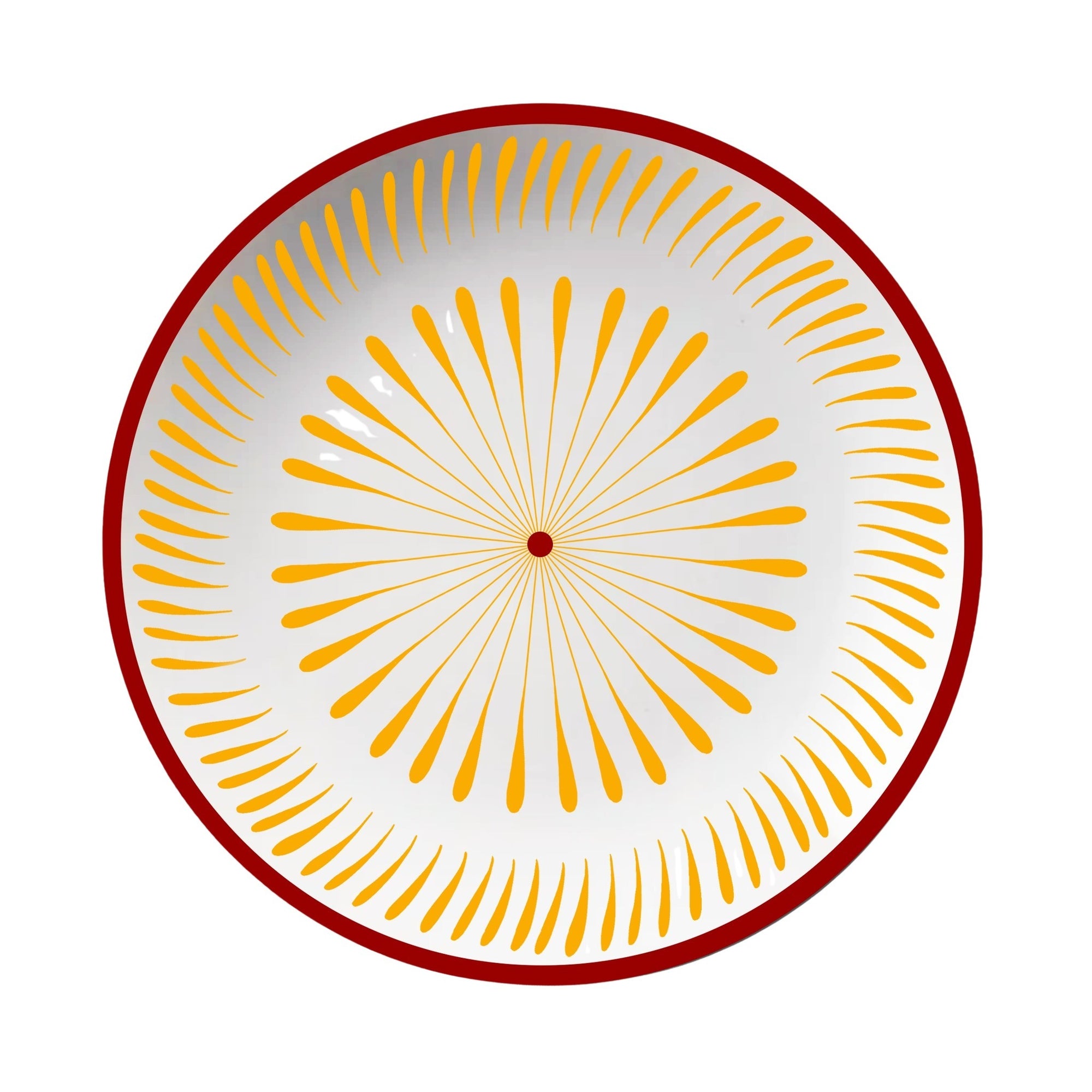 Jaune & Rouge Assiettes - Jaune & Rouge