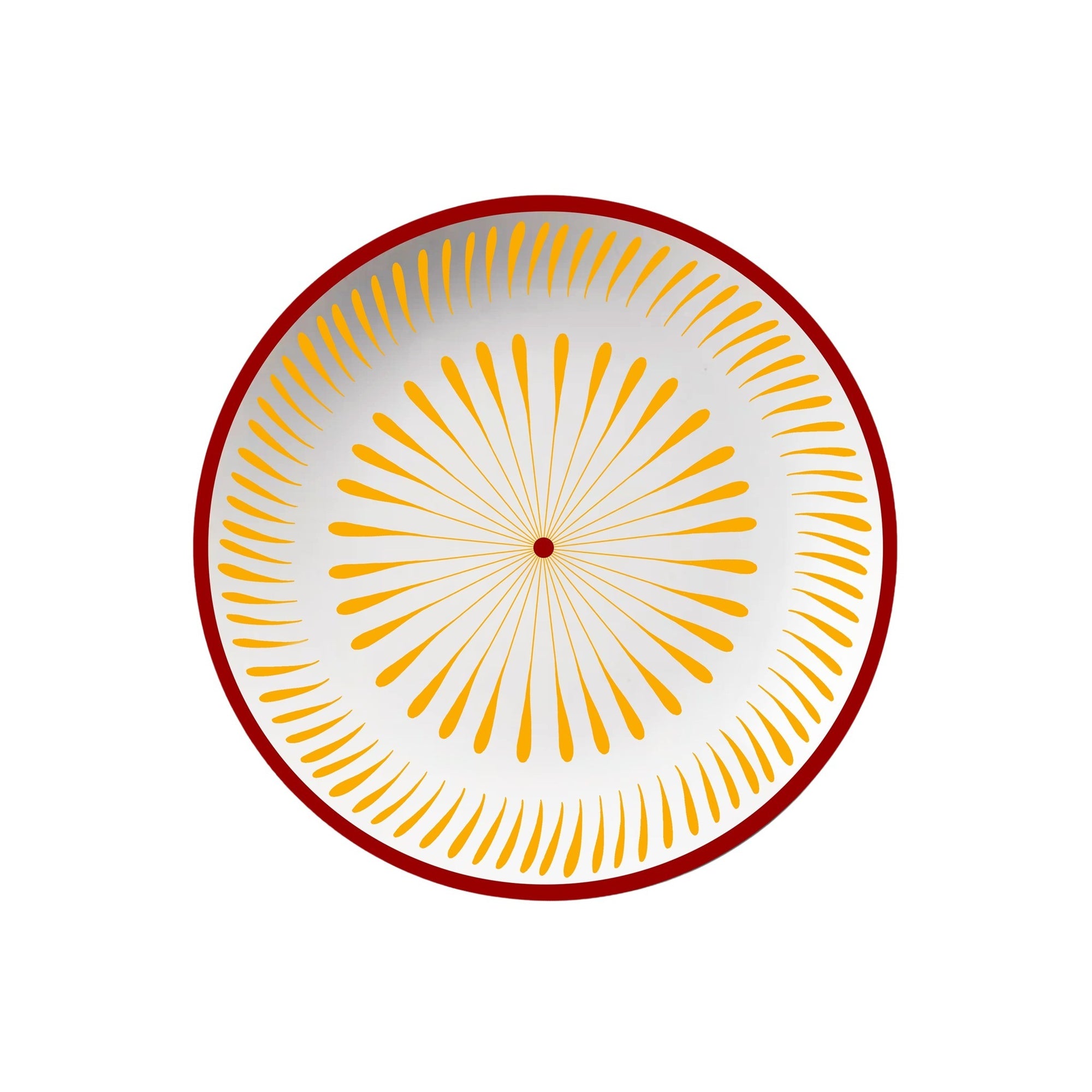 Jaune & Rouge Assiettes - Jaune & Rouge