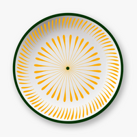 Jaune & Vert Assiettes - Jaune & Vert