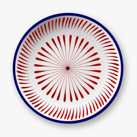 Bleu & Rouge Assiettes - Bleu & Rouge