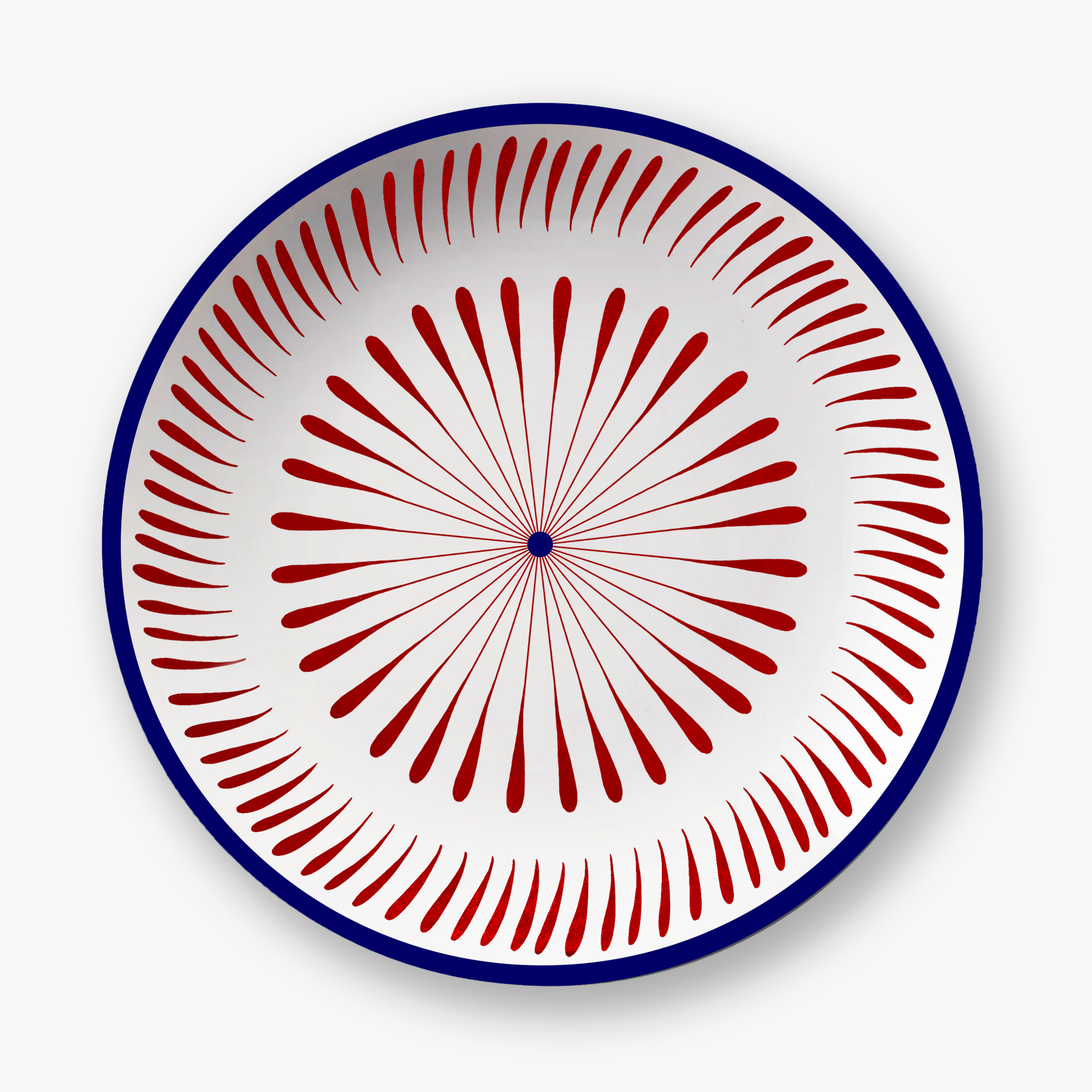 Bleu & Rouge Assiettes - Bleu & Rouge