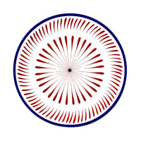 Rouge & Bleu Assiettes - Rouge & Bleu