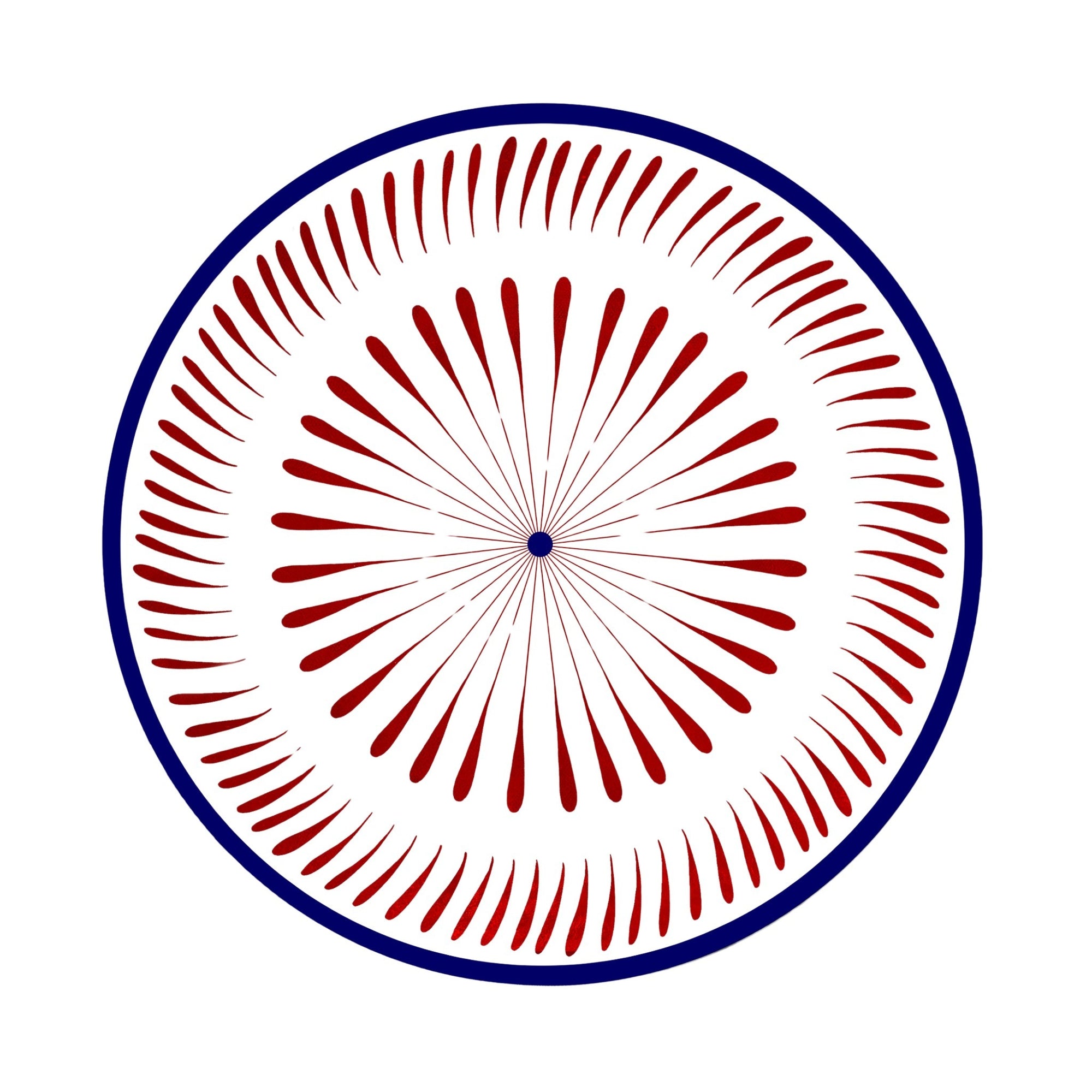 Rouge & Bleu Assiettes - Rouge & Bleu