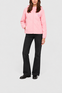 Veste à capuche et manches longues - Pink