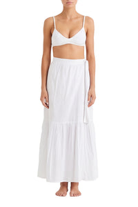 Jupe longue Monroe - White