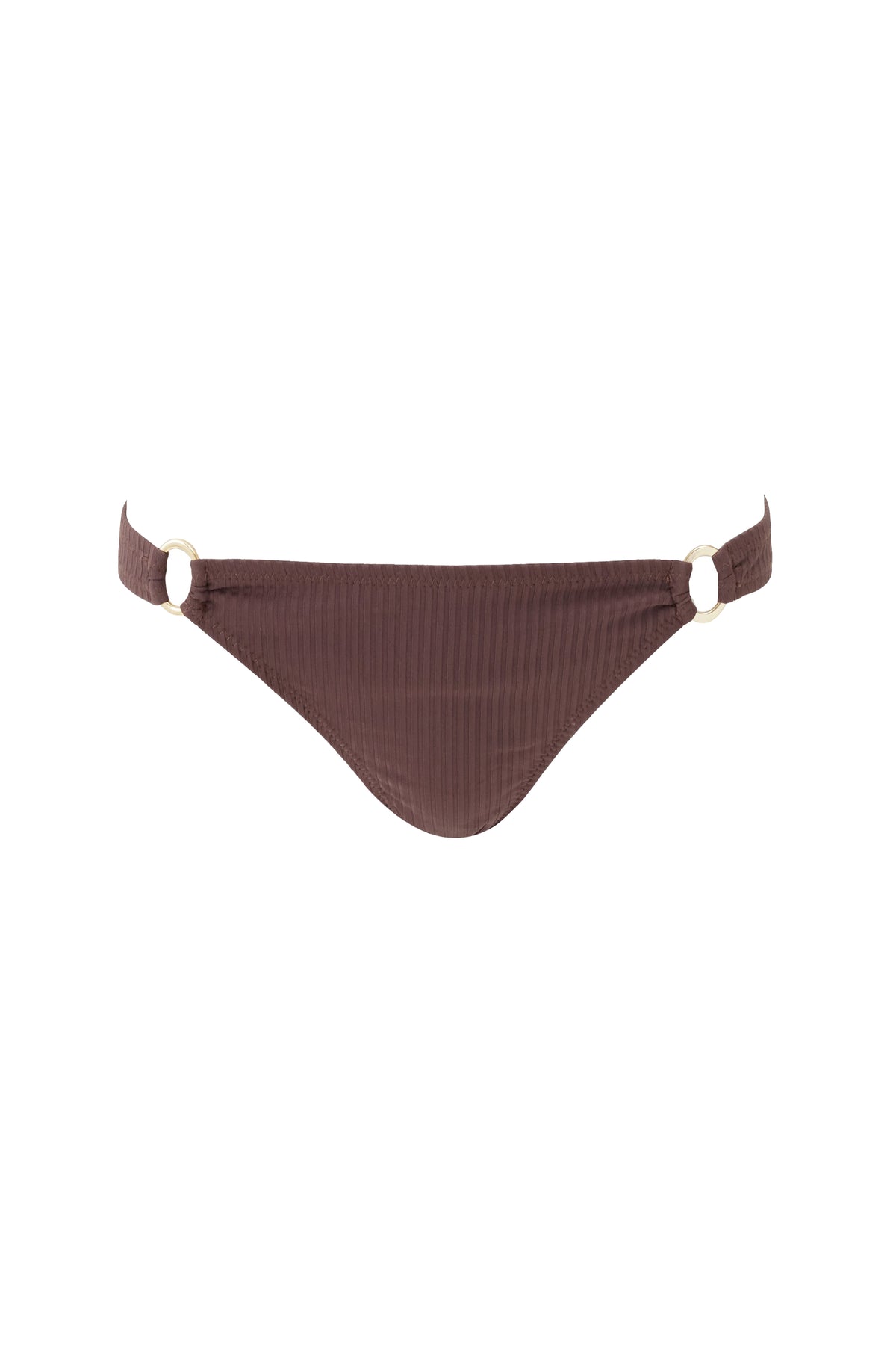 Bas de bikini taille basse Montenegro texturé - Brown Ribbed