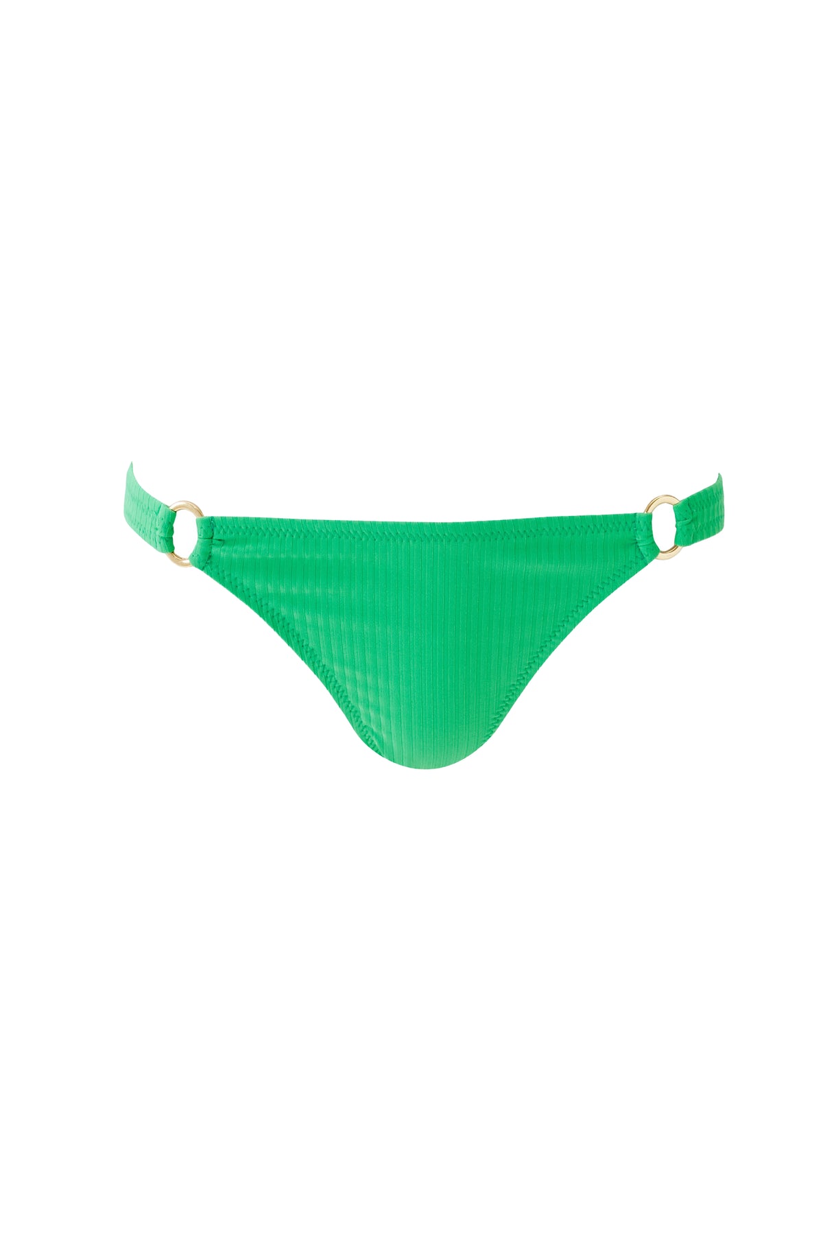 Bas de bikini taille basse Montenegro texturé - Green Ribbed