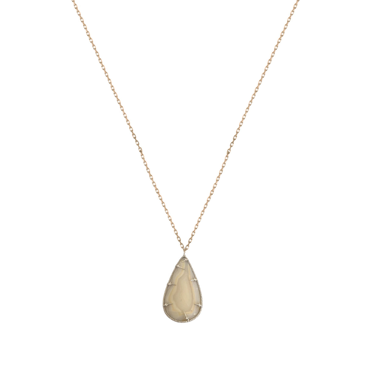 COLLIER FAIRYTALE OR BLANC
