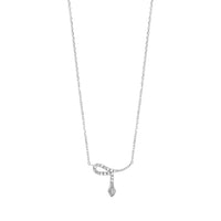 COLLIER MAGIC TOUCH OR BLANC MOTIF SERPENT