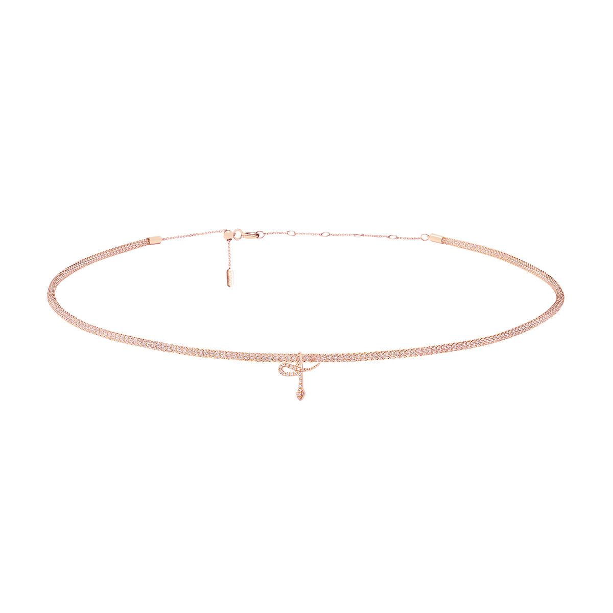 COLLIER SHINY TOUCH OR ROSE