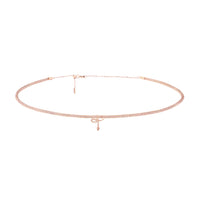 PrixTroca:250€_VentesTroca:0_QtyTroca:1_ST:0%_Collier Shiny Touch en Or rose 18K serti de diamants - Rose