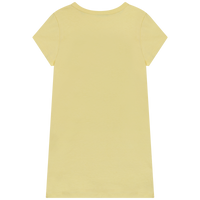 Robe t-shirt avec illustration - Jaune Acidul