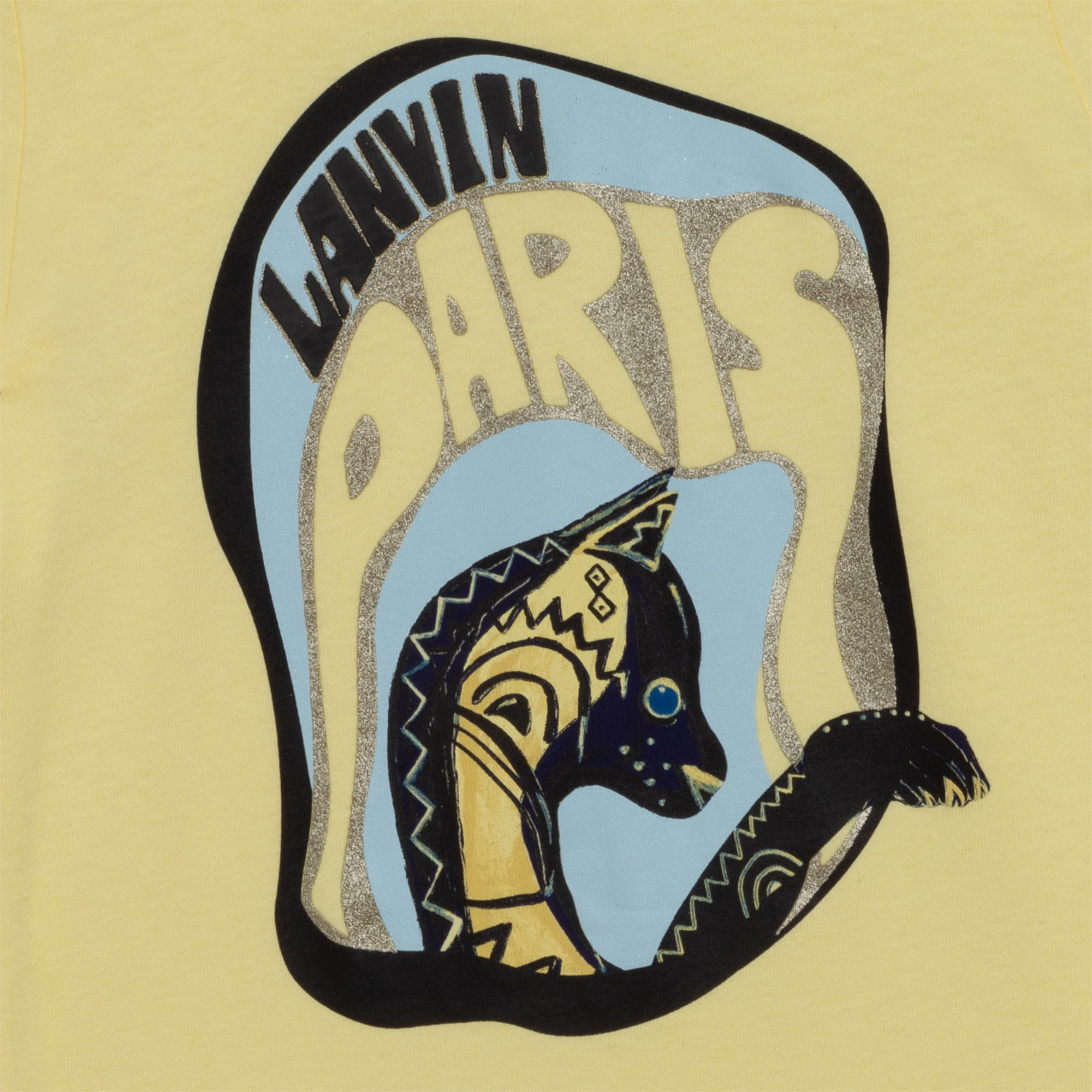 Robe t-shirt avec illustration - Jaune Acidul