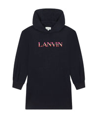 Robe à capuche en coton - Bleu amiral