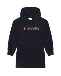 Robe à capuche en coton - Bleu Amiral