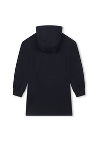 Robe à capuche en coton - Bleu Amiral