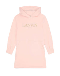 Robe à capuche en coton - Rose givrée