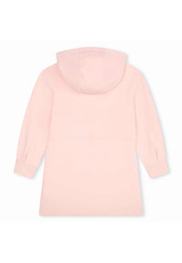 Robe à capuche en coton - Rose givrée