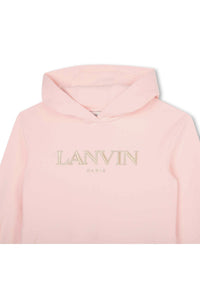 Robe à capuche en coton - Rose givrée