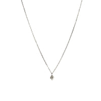 1qty NEW / Collier avec 1 diamant-Blanc