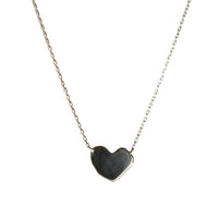 Collier pendentif cœur irrégulier - Or Jaune