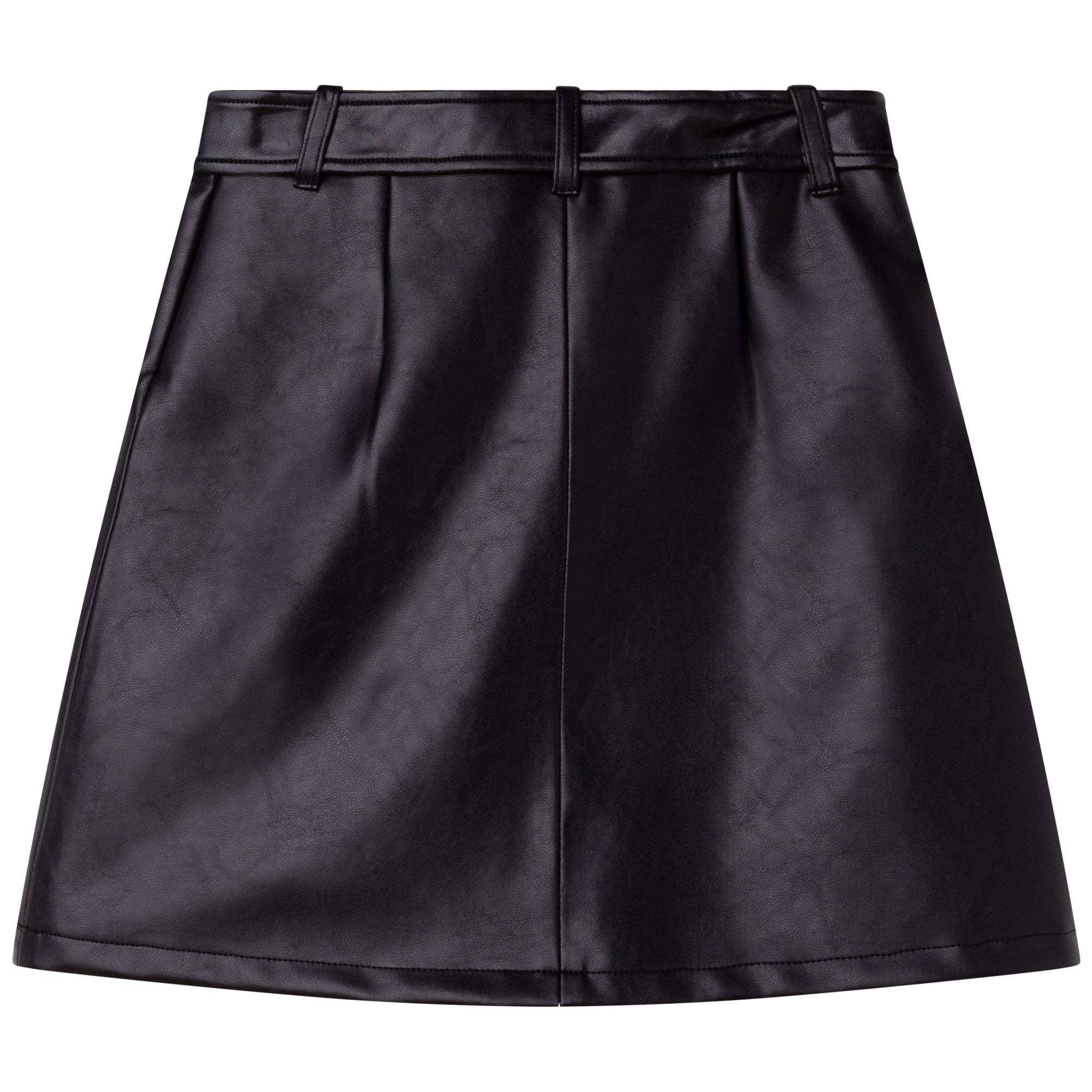 Jupe en tissu avec boucle - Black