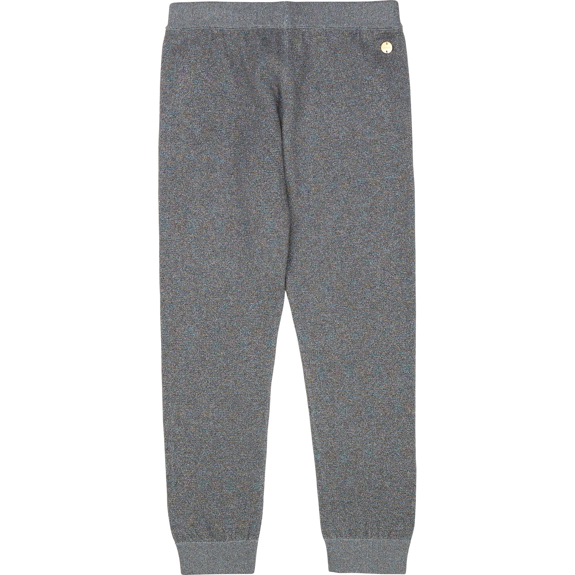 Lurex knitted trousers - Nordic blue