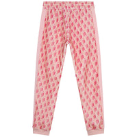 Pantalon de survêtement en velours imprimé - Rose Petale