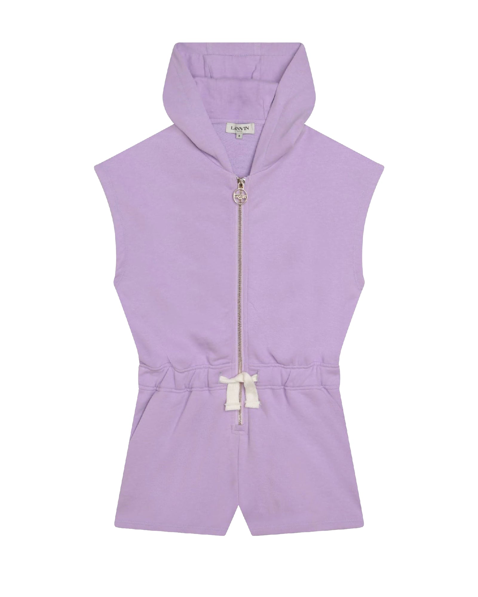 Combinaison avec logo en coton - Lilas