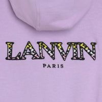 Combi-short à capuche en molleton - Lilas