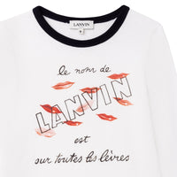 T-shirt manches longues à imprimé - Offwhite