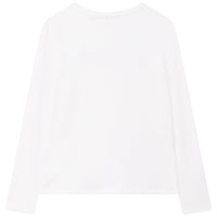 Long-sleeved modal cotton T-shirt - Off White