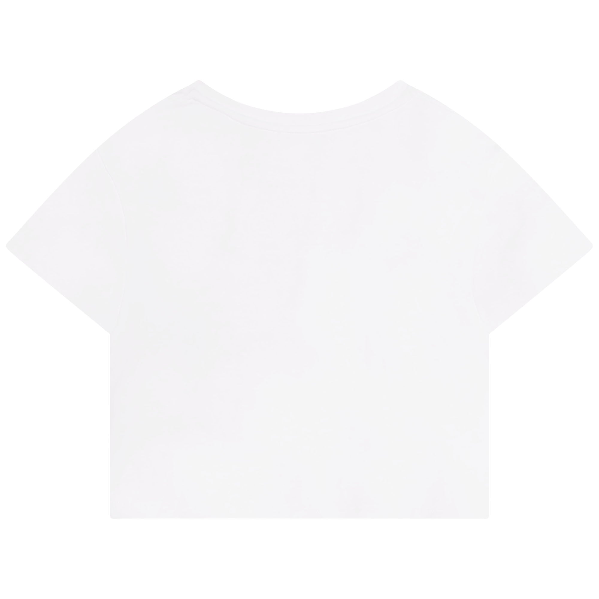 T-shirt court avec manches courtes - Blanc