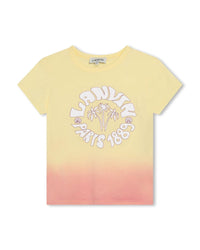 T-shirt dégradé - Jaune Acidulé