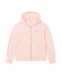 Cardigan à capuche en coton - Rose Givrée
