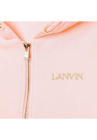 Cardigan à capuche en coton - Rose Givrée