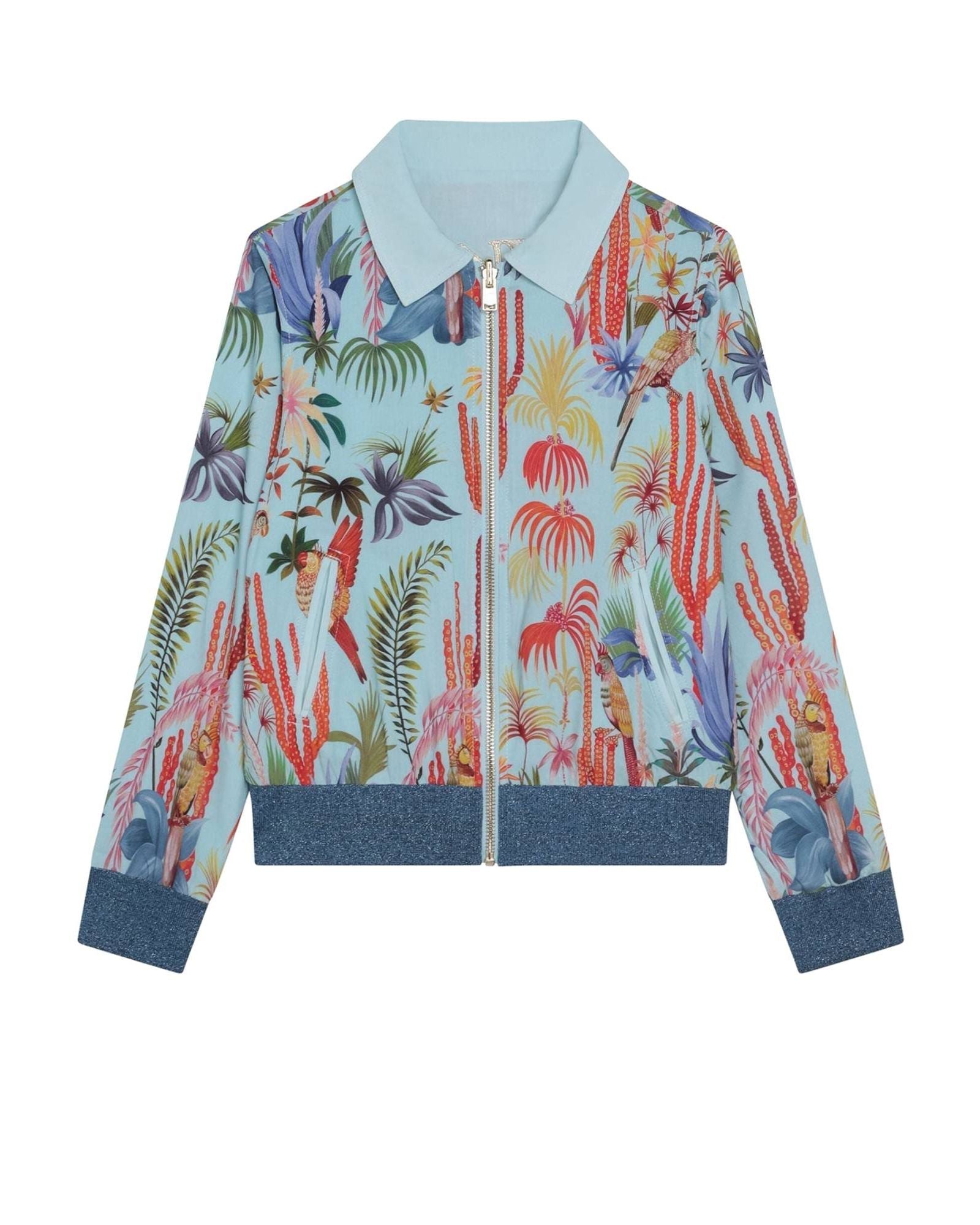 Blouson réversible - Bleu ruisseau