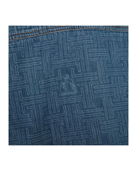 Veste en denim avec impression laser JL maze - Denim blue