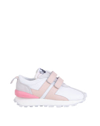 Bumper mini-me low-top trainers in leather - Rosegivree