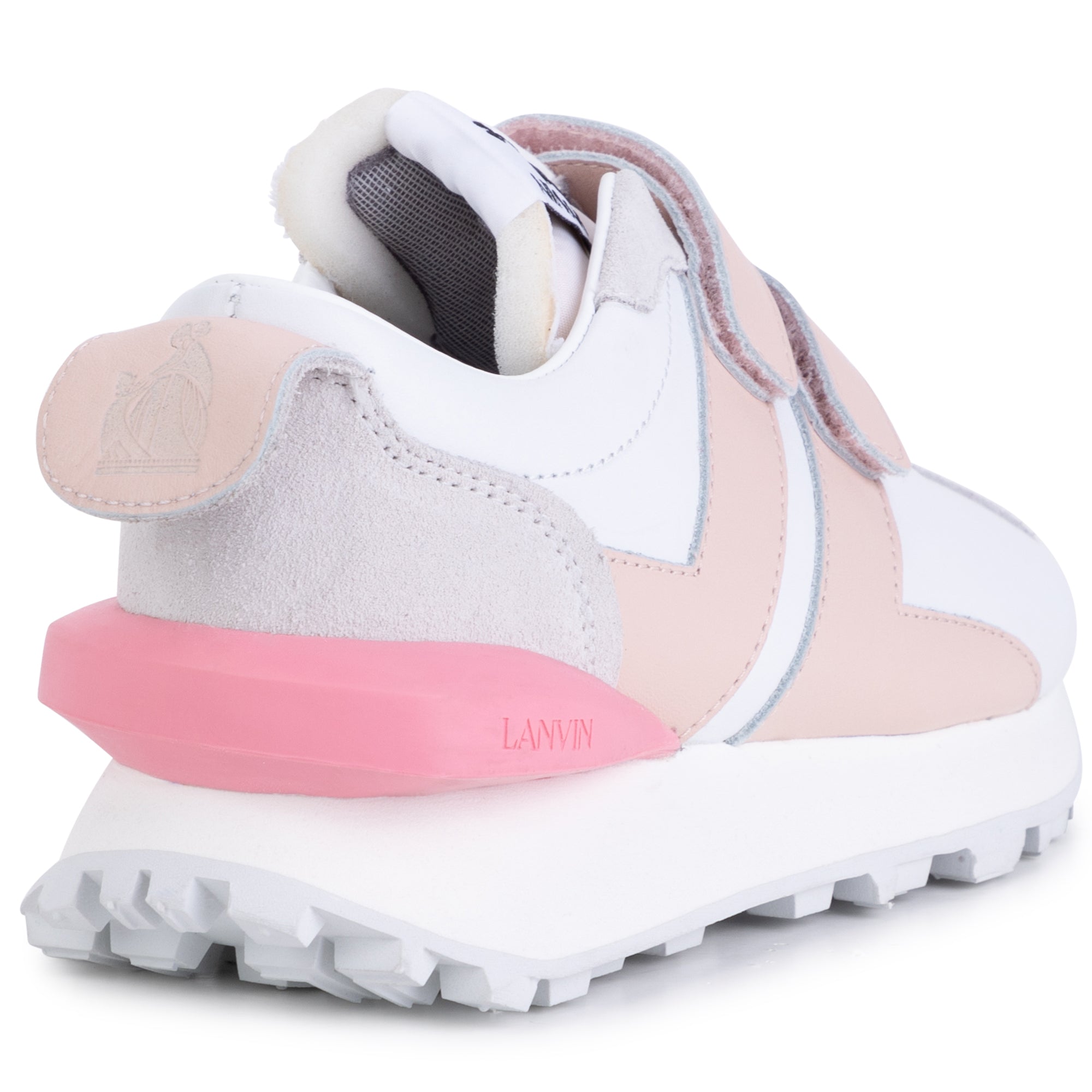 Bumper mini-me low-top trainers in leather - Rosegivree
