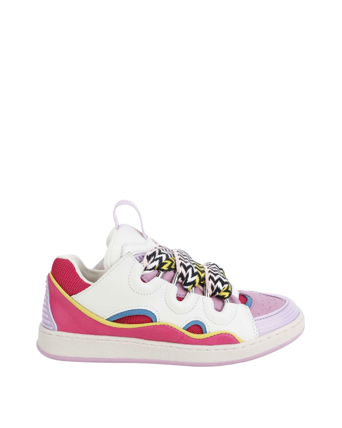 Baskets Curb Mini-me en cuir - Pivoine