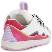 Baskets Curb Mini-me en cuir - Pivoine