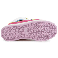 Baskets Curb Mini-me en cuir - Pivoine