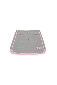Jupe avec logo zippée - Medium Grey Melange