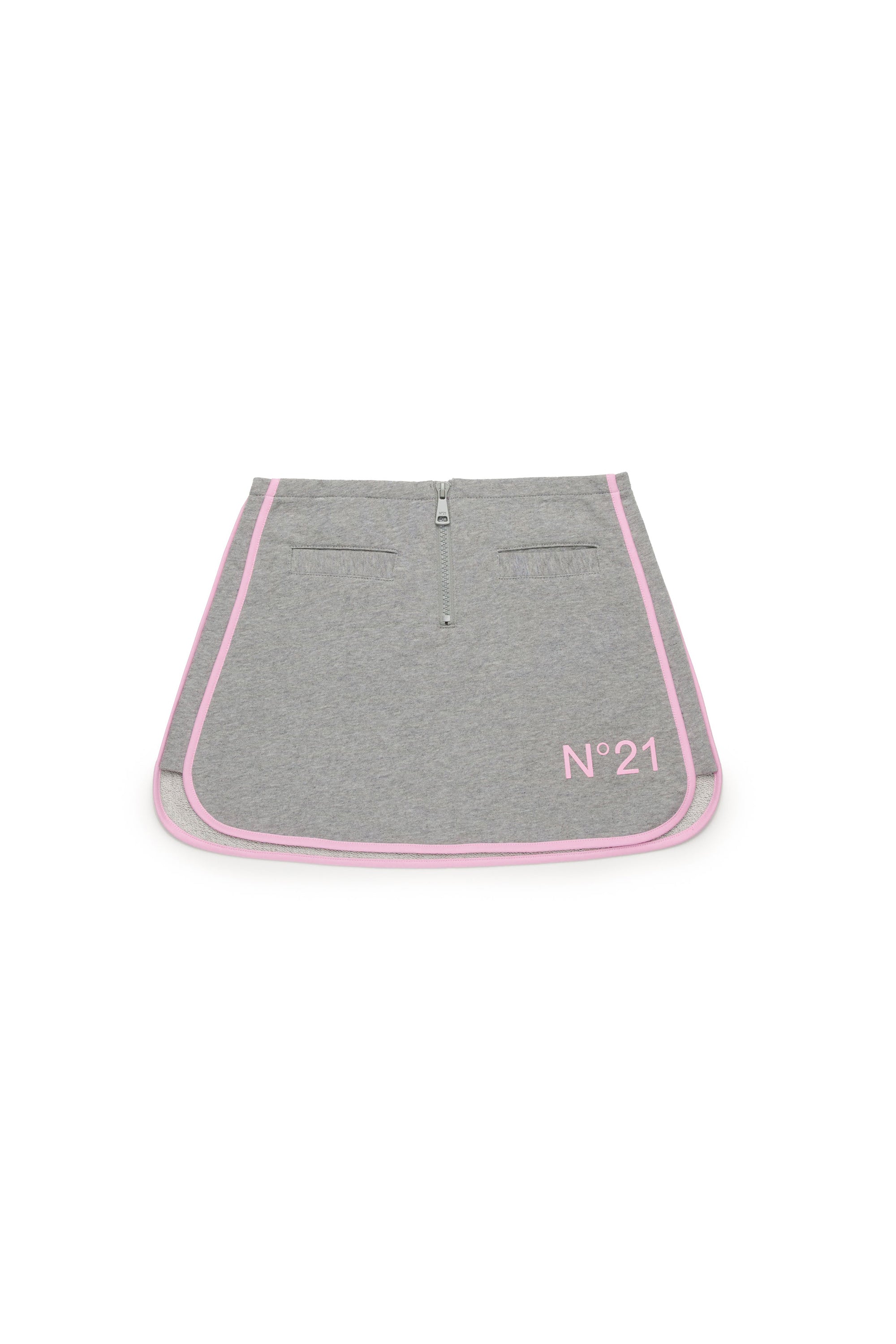 Jupe avec logo zippée - Medium Grey Melange