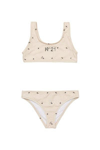 Printed bikini set - Champagne
