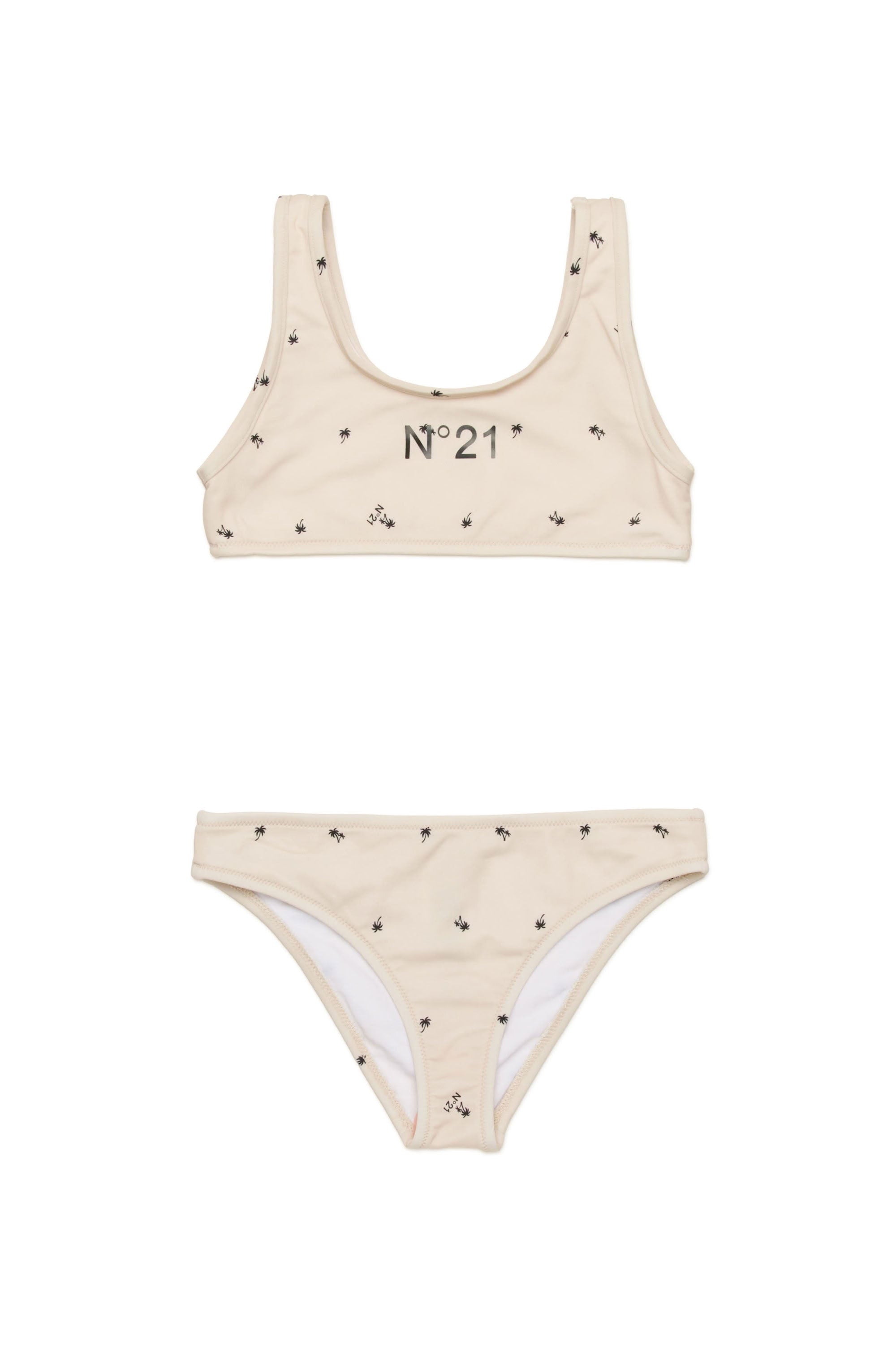 Printed bikini set - Champagne