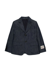 Blazer à boutons - Blue Denim