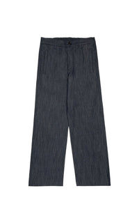 Pantalon avec poches en denim - Blue Denim
