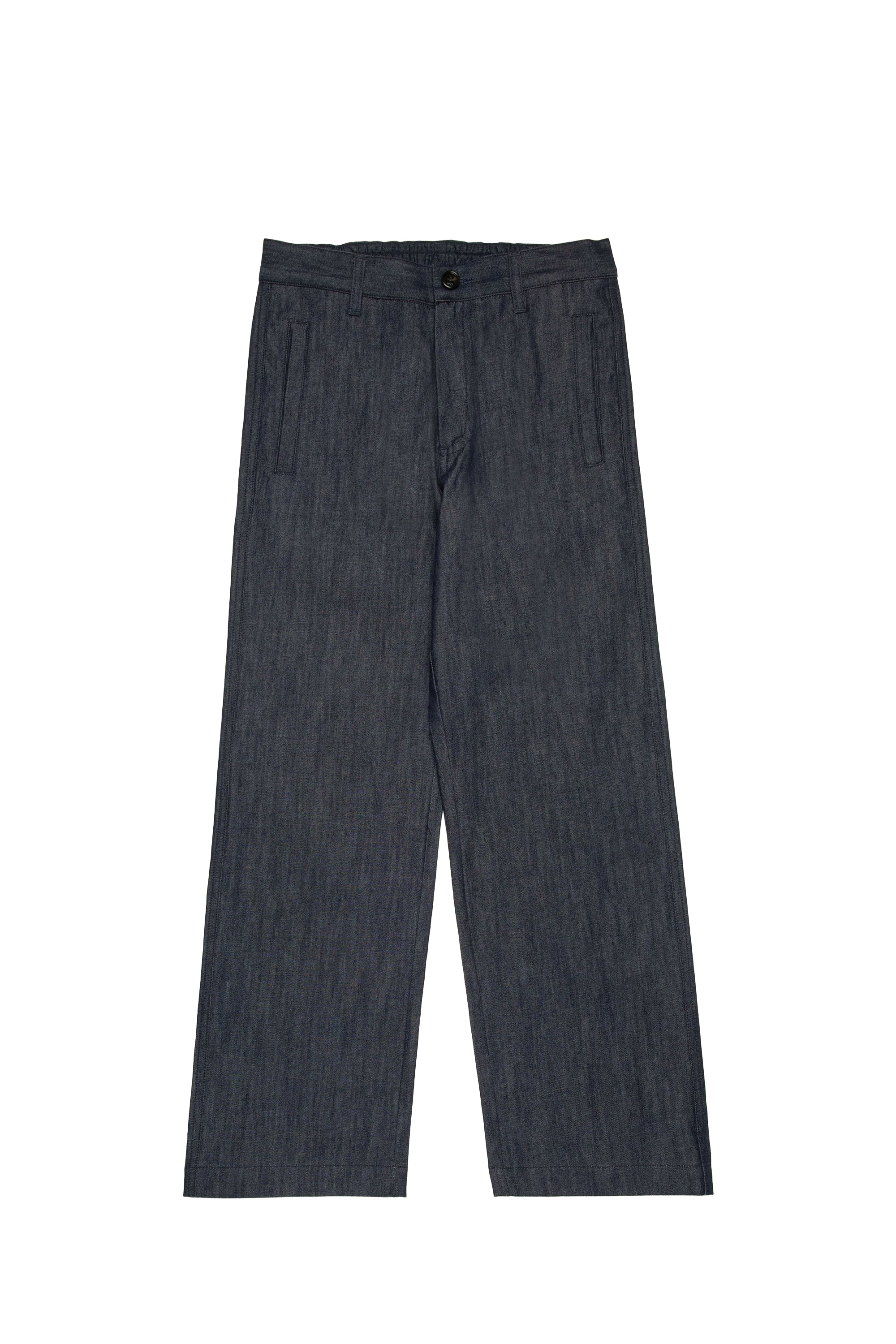 Pantalon avec poches en denim - Blue Denim